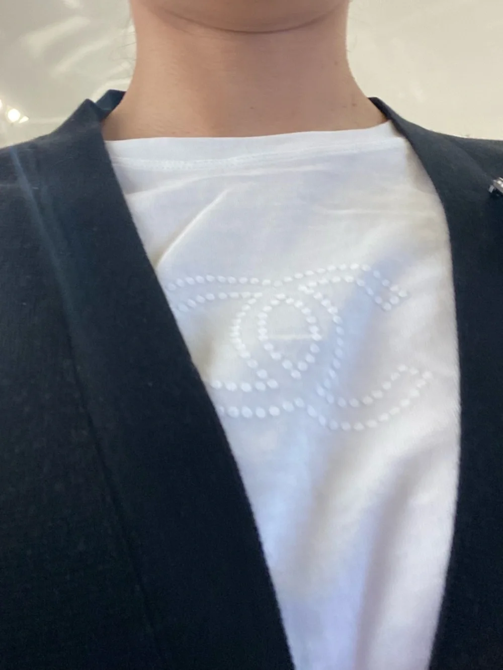 Chanel-white tee